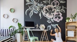 Cómo hacer una pared de pizarra decorativa